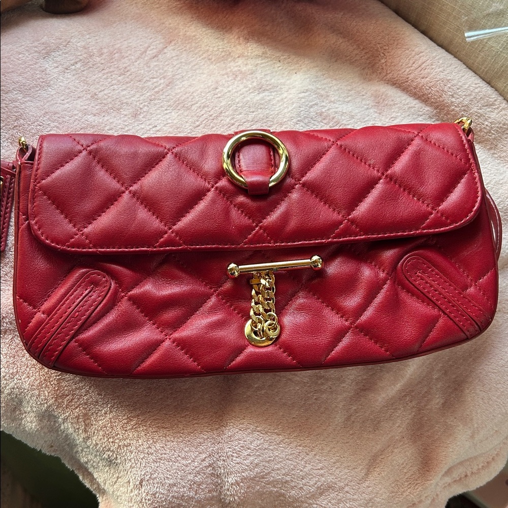ANTONIO MELANI SHOULDER PURSE-clasp Break